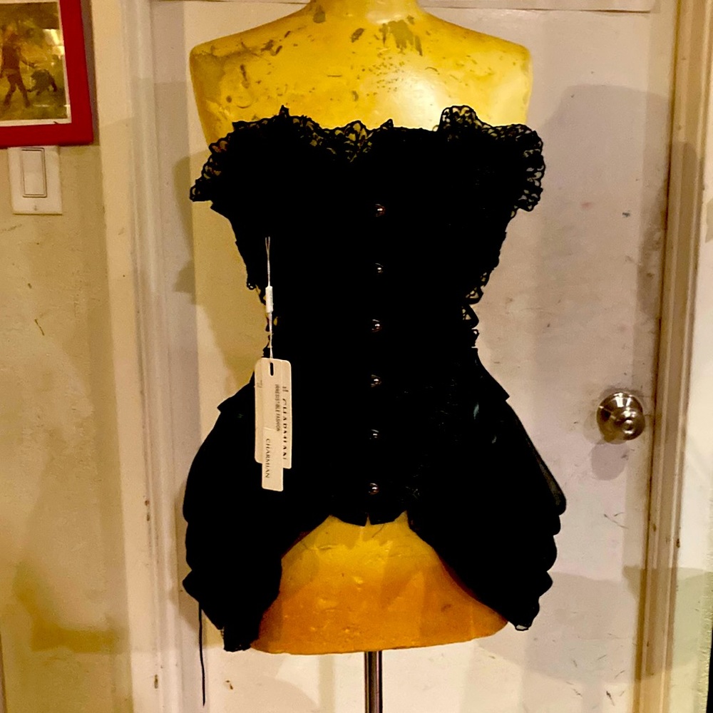 Black corset top